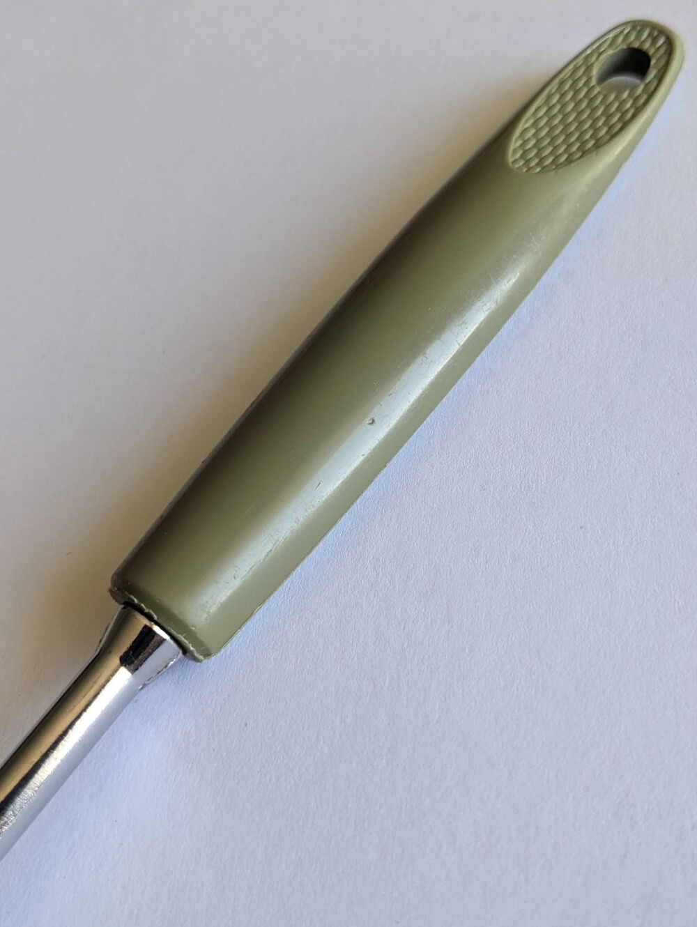 Vintage EKCO Avocado Green Kitchen Fork MCM 1970s Retro Kitchen Decor - Picture 10 of 14